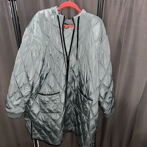 Women's Quilted Gray Jacket